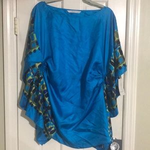 ZARA BASIC 100 percent Silk Summer Beach CoverUp